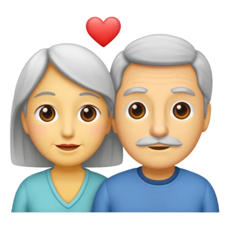 pareja mayor de edad sticker
