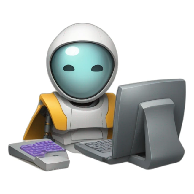 Ordinateur du futur  sticker