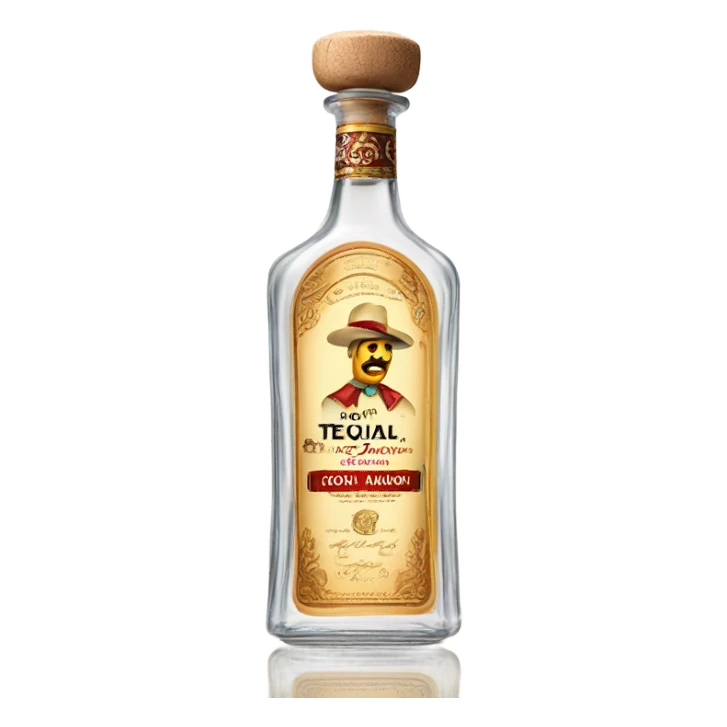 Tequila Don Ramón bottle  sticker