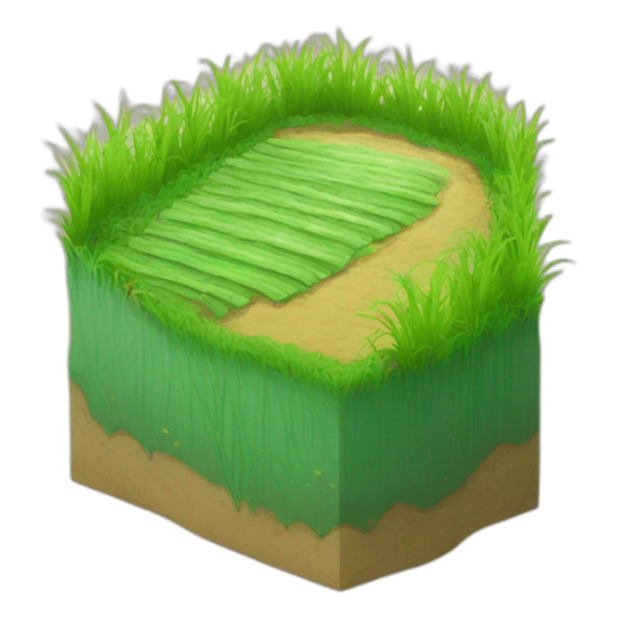 Rice paddy sticker