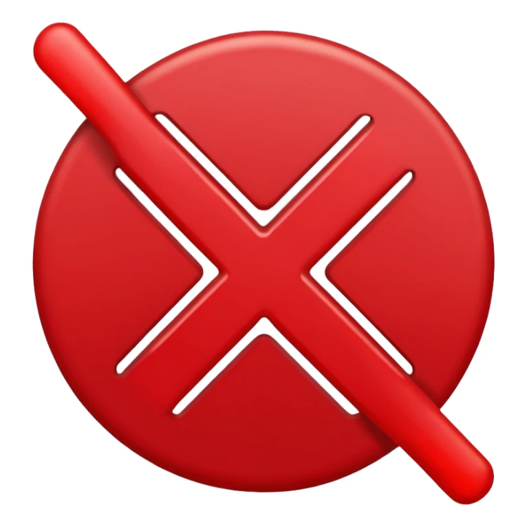 red circle crossed out sticker