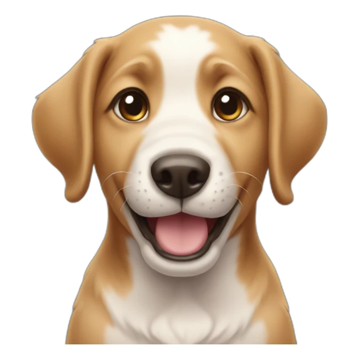 happy puppy sticker