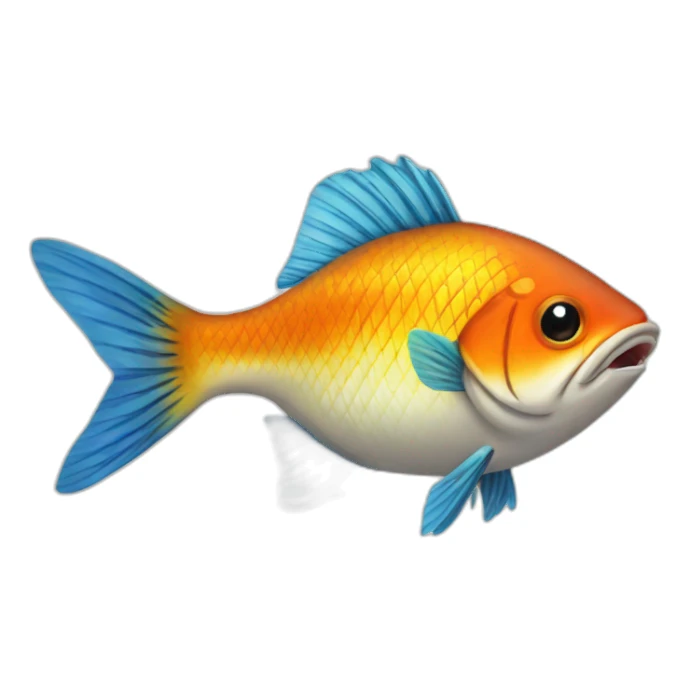 Poisson chat sticker