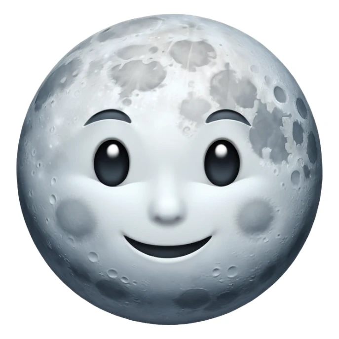 thr moon sticker