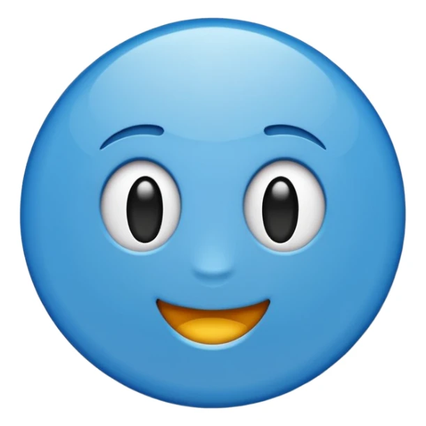 Blue sticker sticker