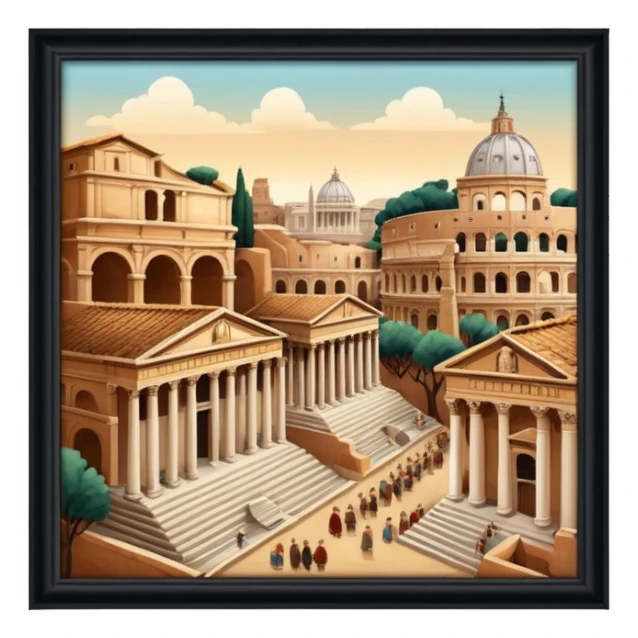 ancient rome sticker