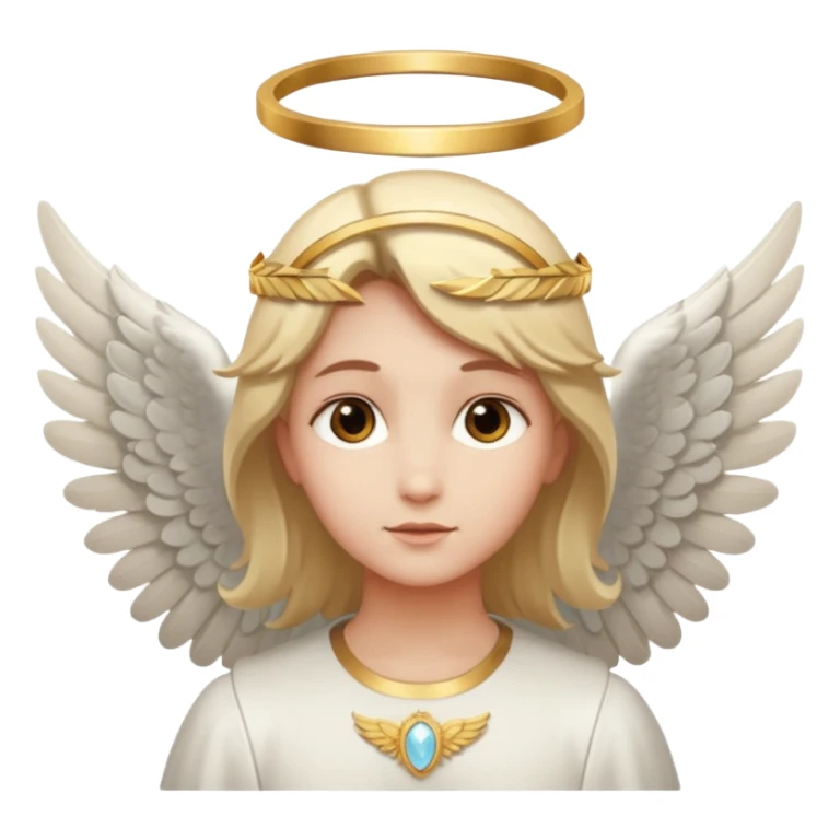Person as an angel sticker