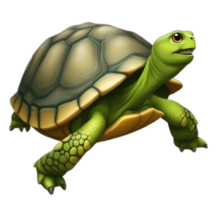 Lièvre sur tortue sticker