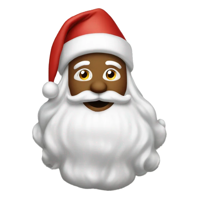 Santa sending kisses sticker