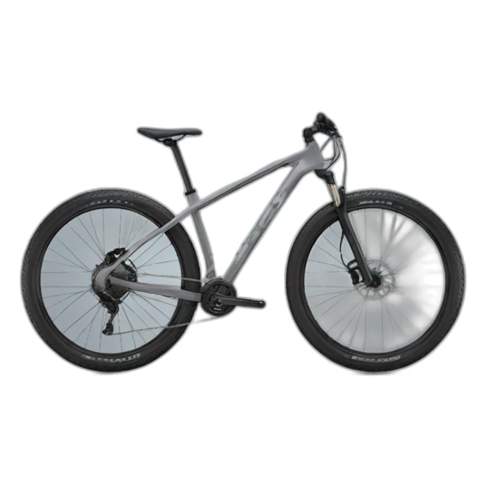 trek btt bike gray sticker