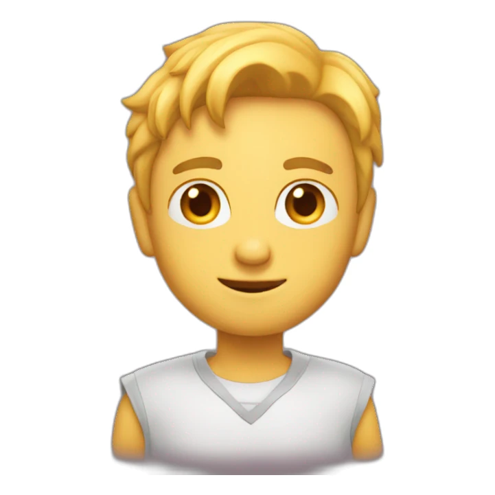 Emoji con un rayo  sticker