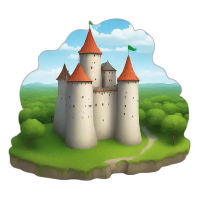 Mir castle in Belarus sticker