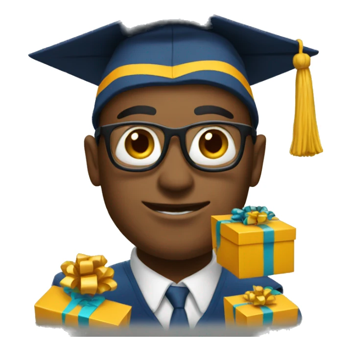 university with gifts  sticker