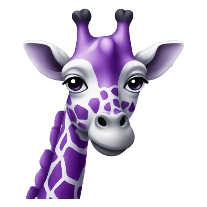 Purple Giraffe sticker