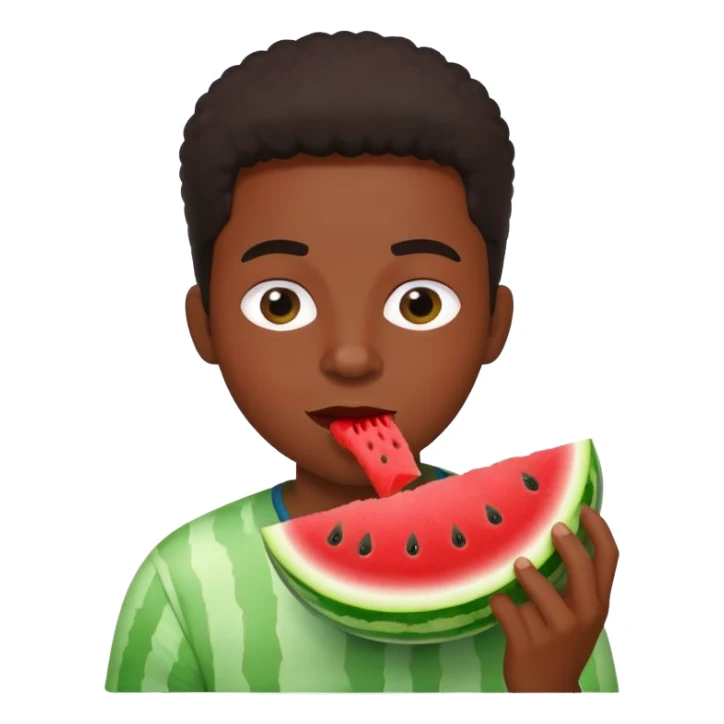 Nigga eat watermelon sticker