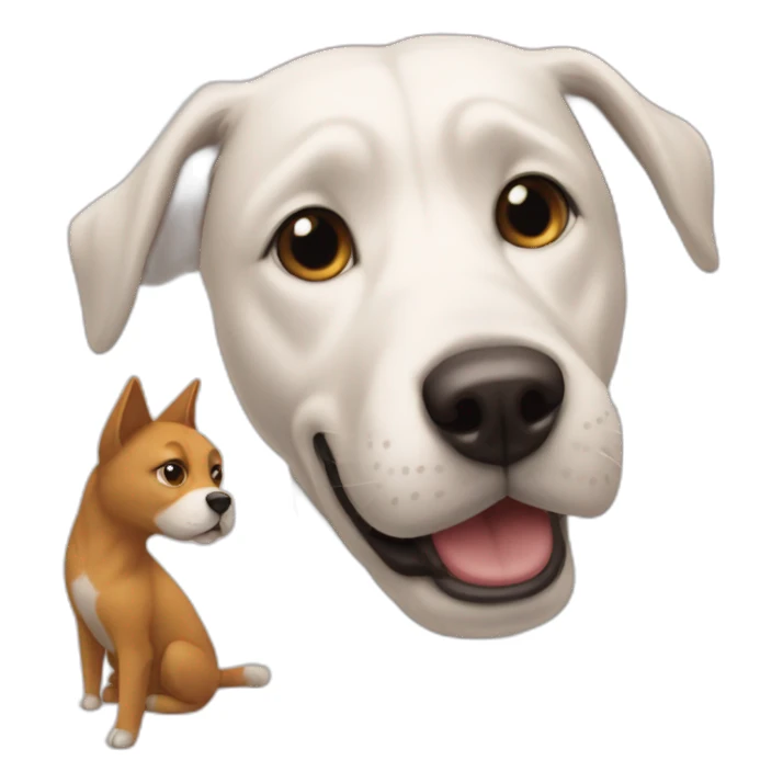 Chien et chat sticker