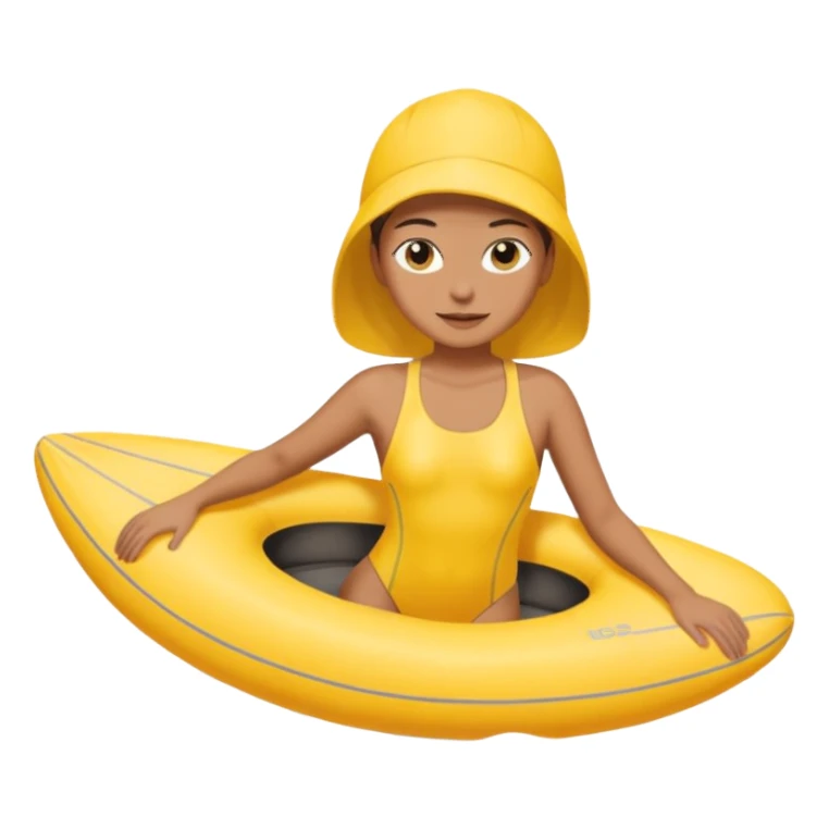 Yellow swimsuit sticker