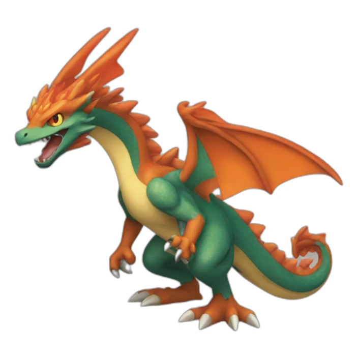 Dracaufeu pokemon sticker
