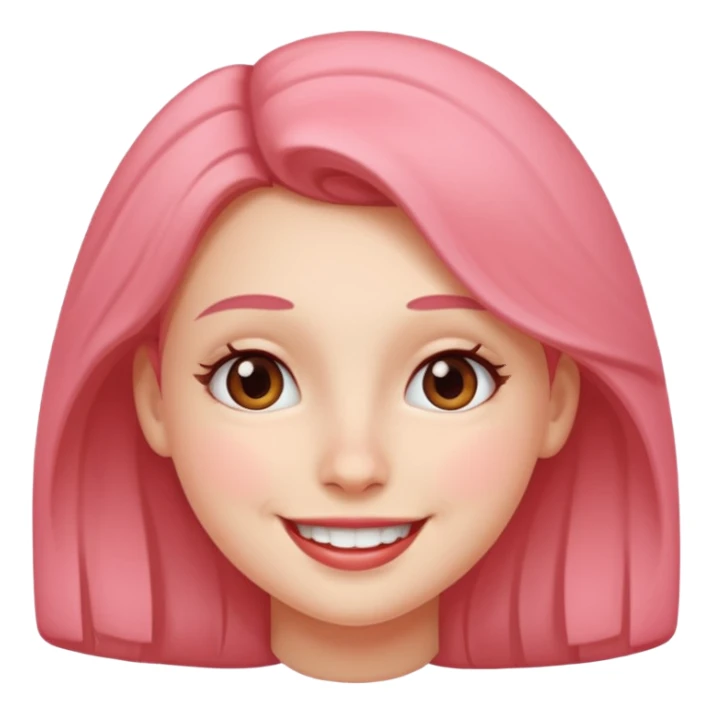 Girl flashing sticker