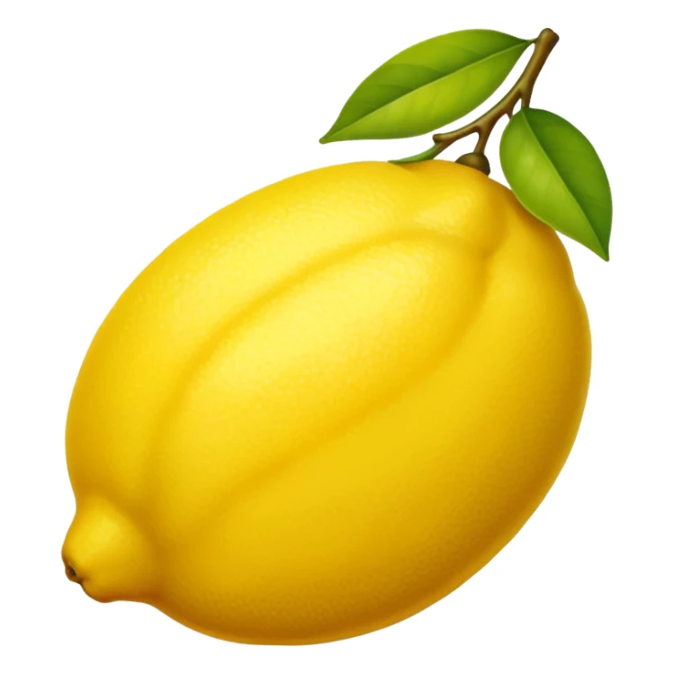 lemon with no face sticker