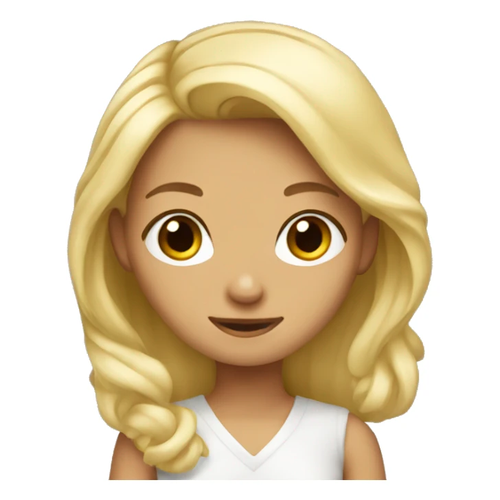 Blond therian girl sticker