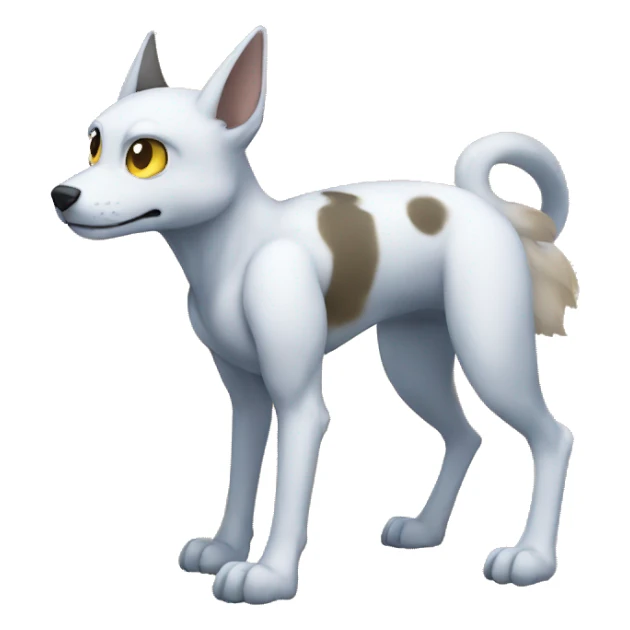 Full body Digimon on four legs sticker