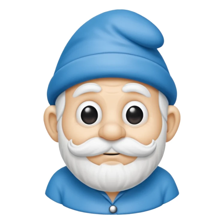 grandfather smurf  sticker