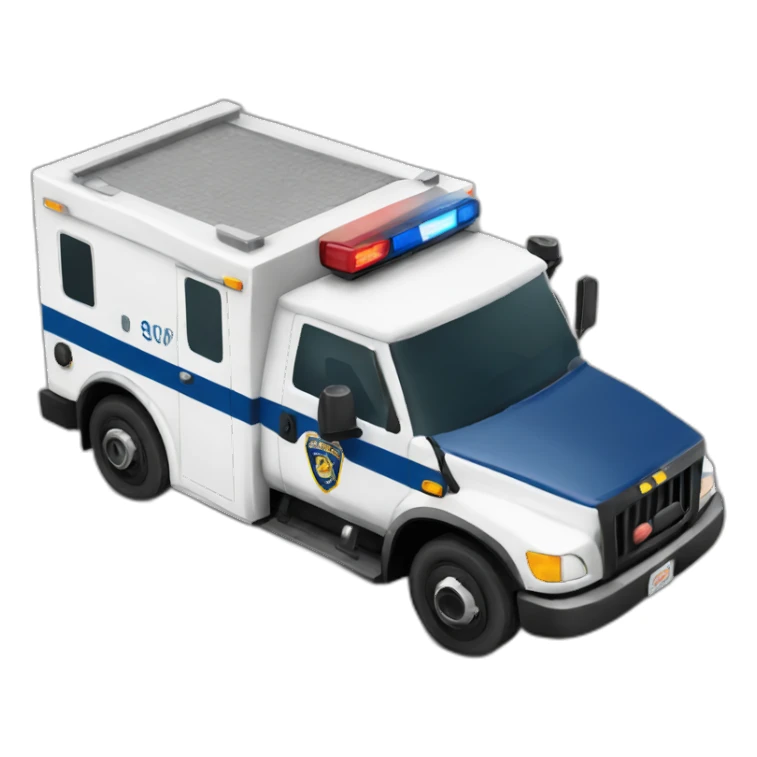 Police Truck sticker