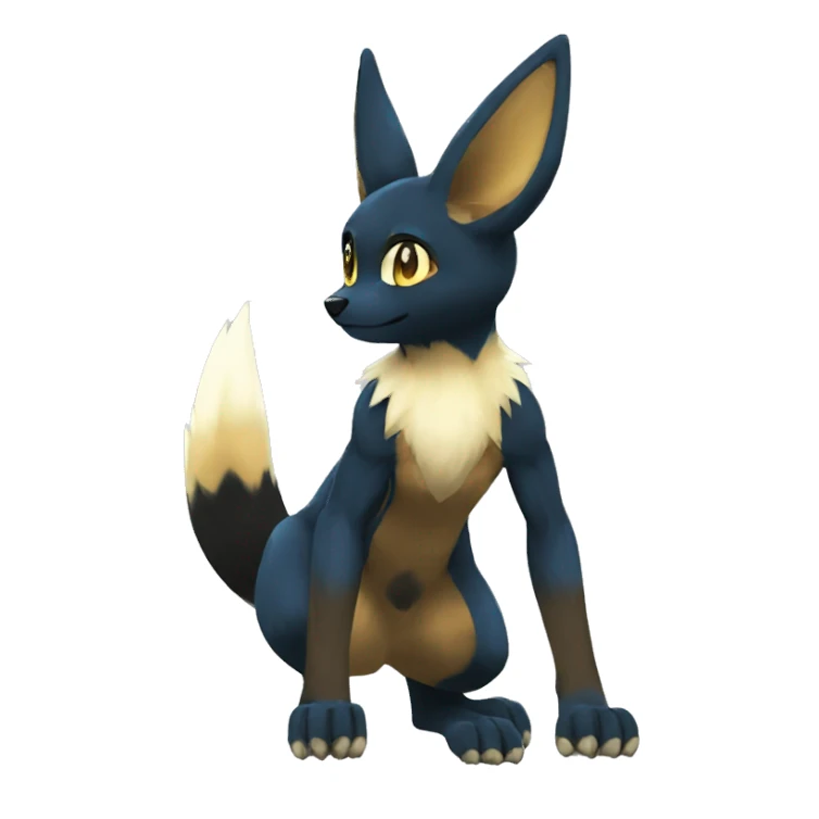 Umbreon-Lucario-Eevee full body sticker