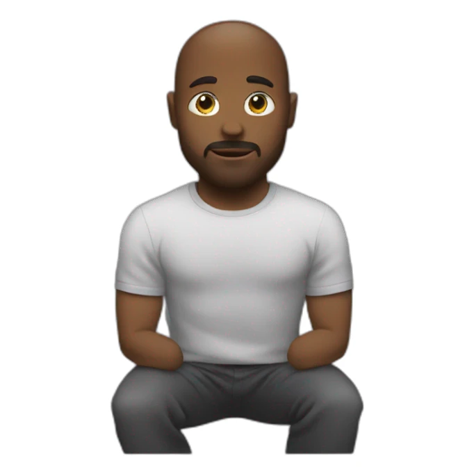 date with squat sticker