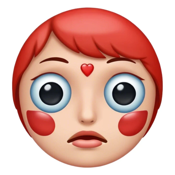 face with herpes sticker