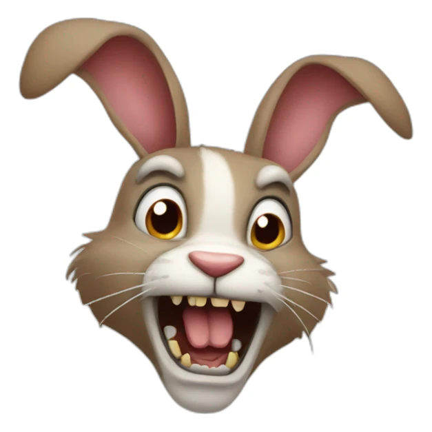 rabid rabbit sticker