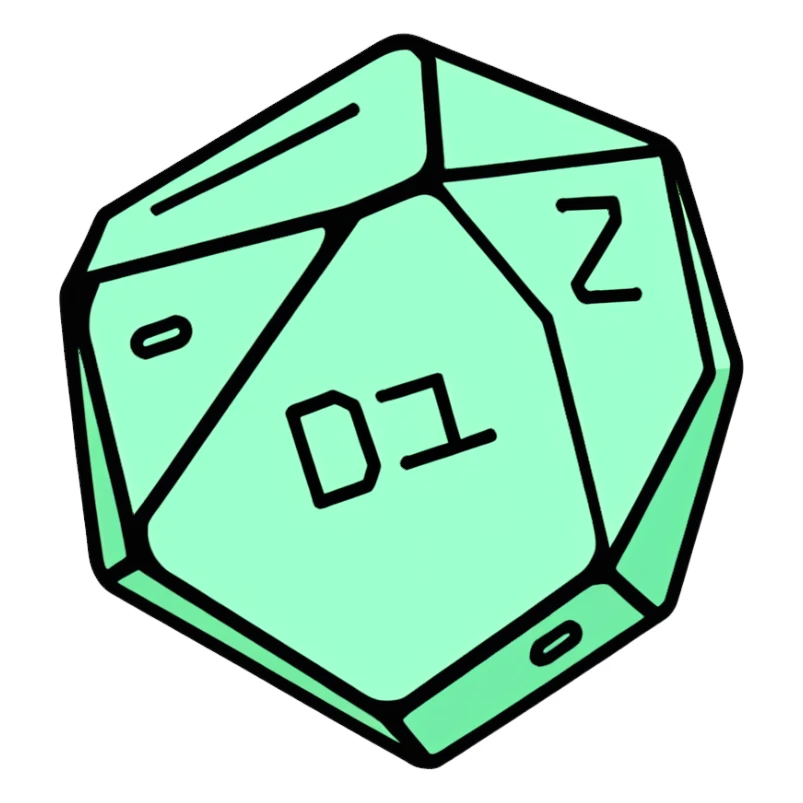 dnd d20 sticker