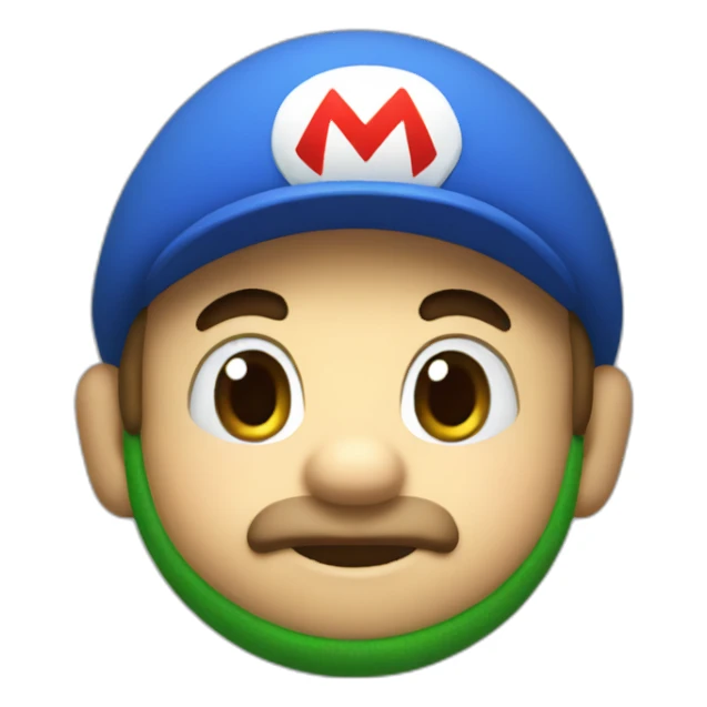 Super mario baby sticker