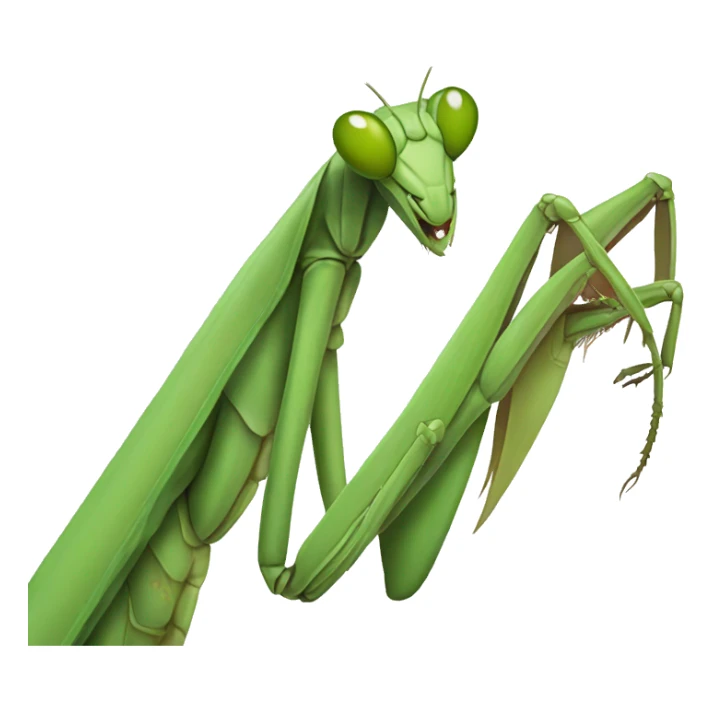 Praying mantis sticker