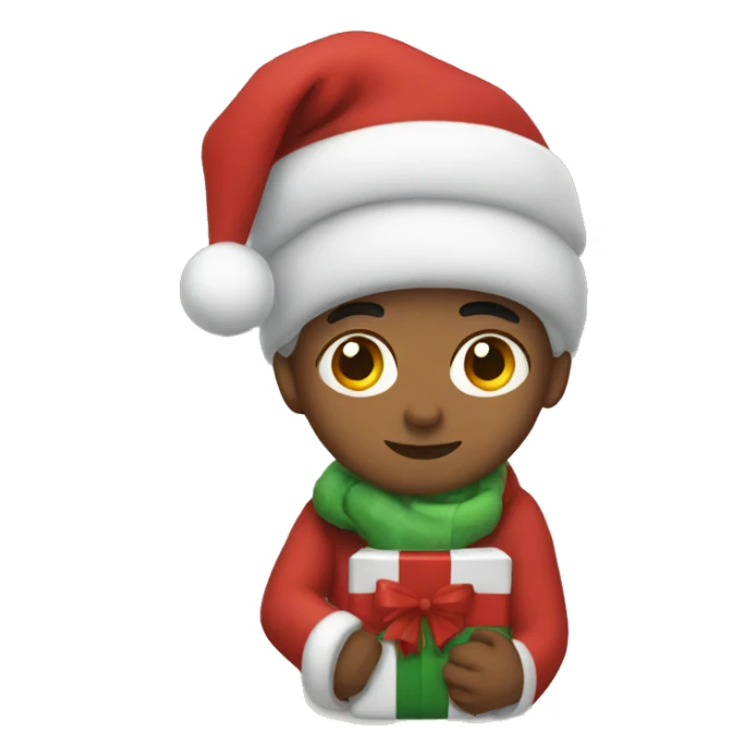 A cozy christmas sticker