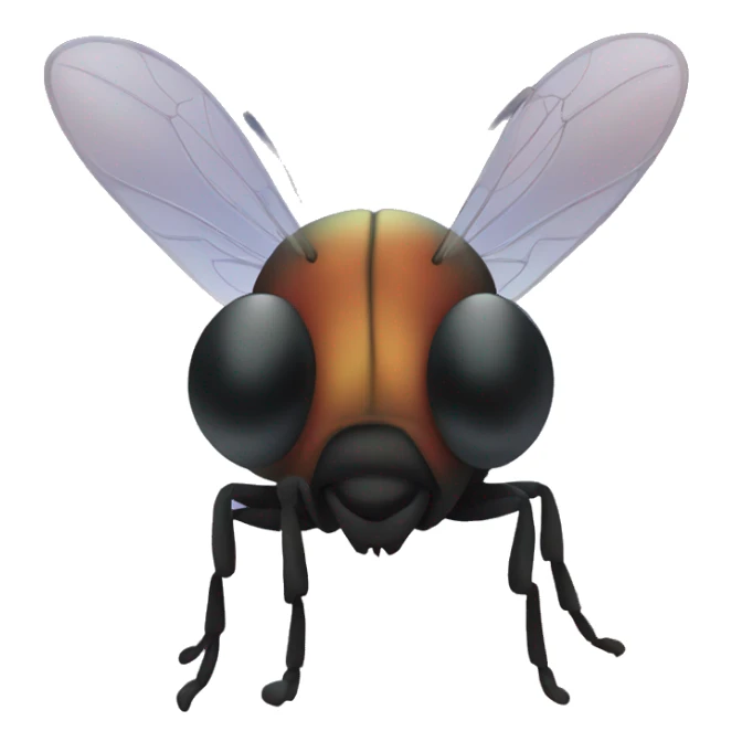 fly in galaxy sticker