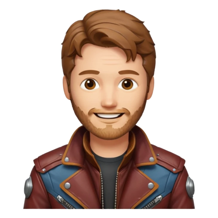 marvel rivals starlord face happy sticker