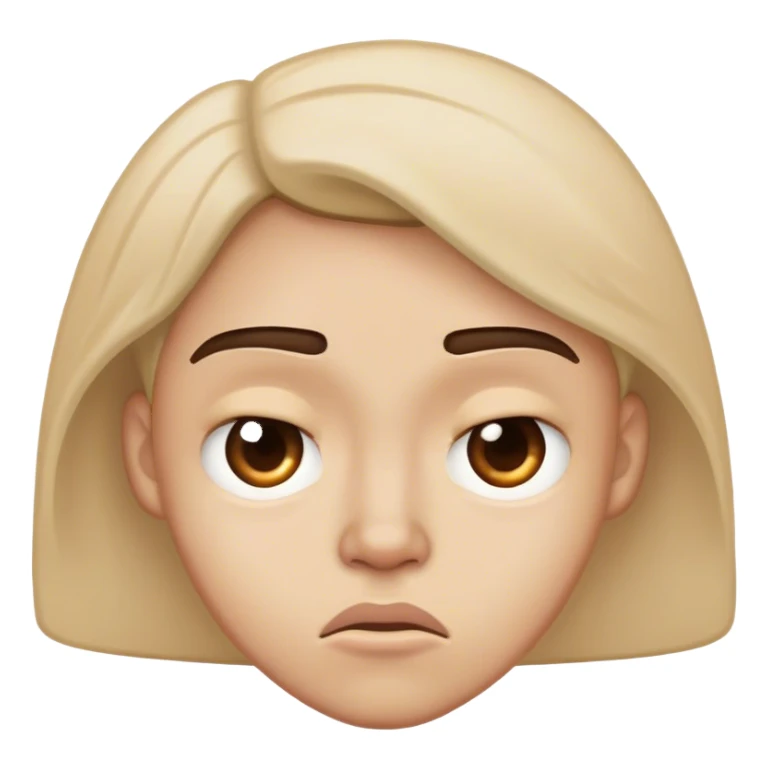 A partially disgusted but intrigued look  sticker