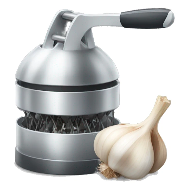 Garlic crusher sticker