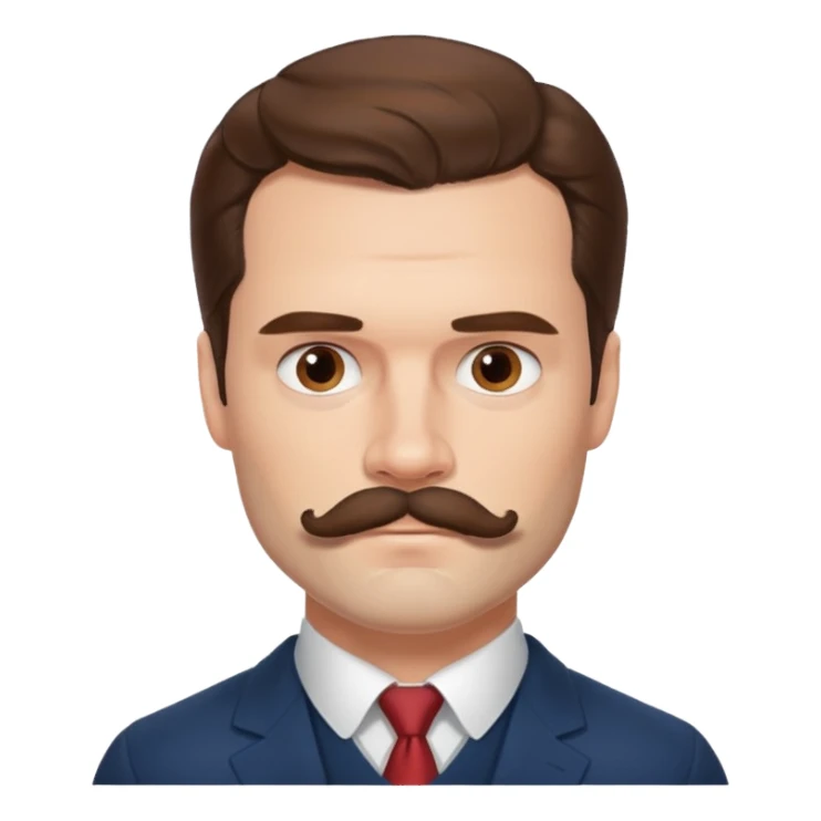 henry cavill with mustache sticker