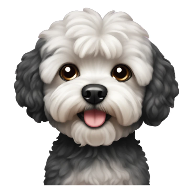black maltipoo sticker