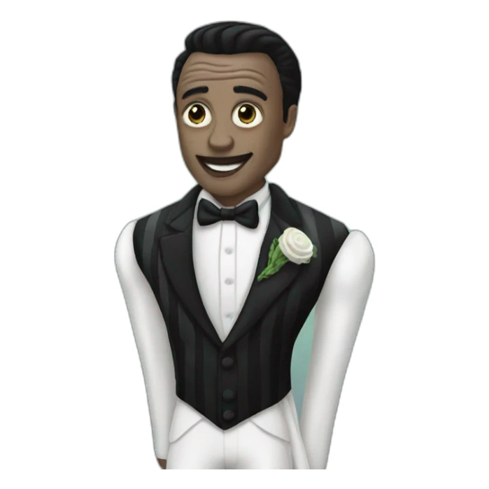 beeteljuice wedding sticker