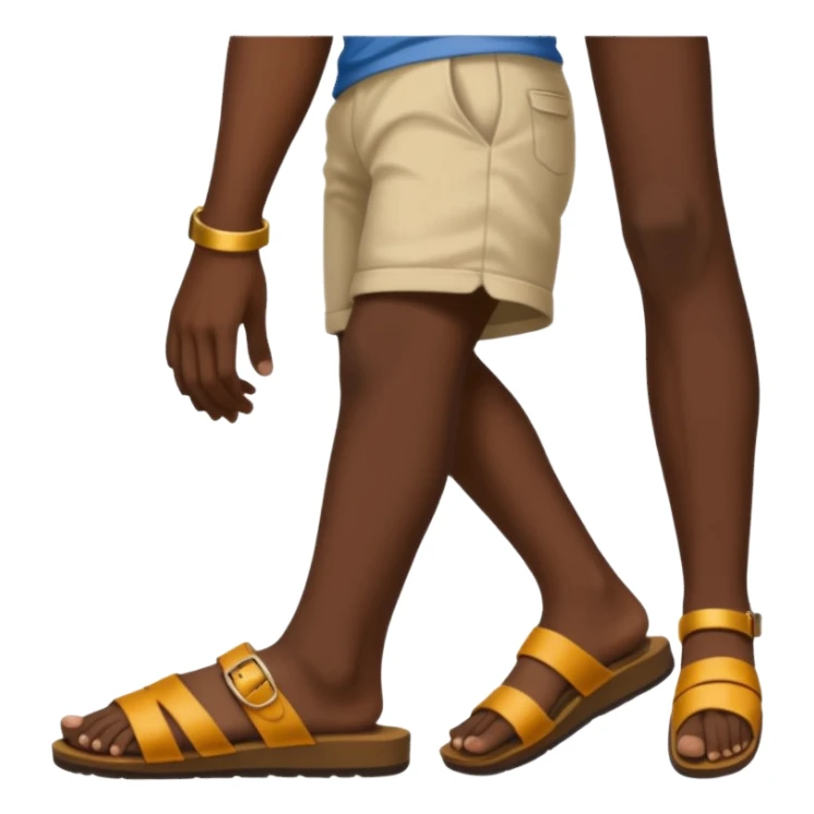 
palm in profile shows feet sticker