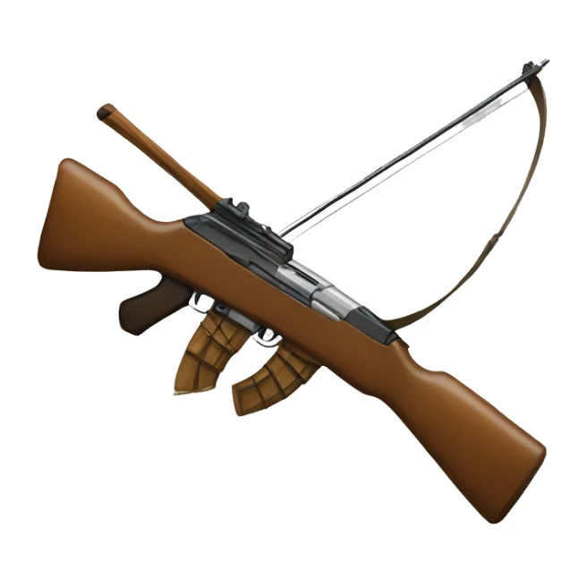 ak with a bow sticker