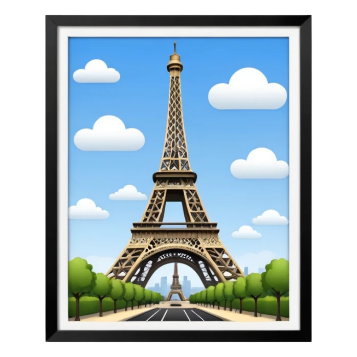 tour eiffel sticker