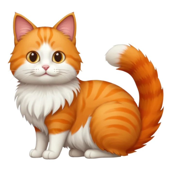 make the tail longer facing the left and the belly smaller sticker