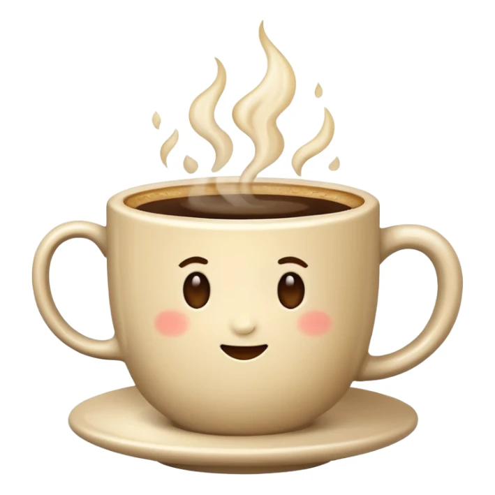 vanilla coffee sticker