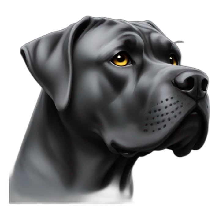 dog Cane Corso in profile sticker