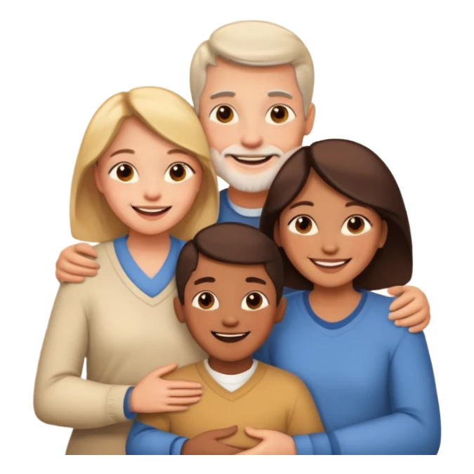 Happy family sticker